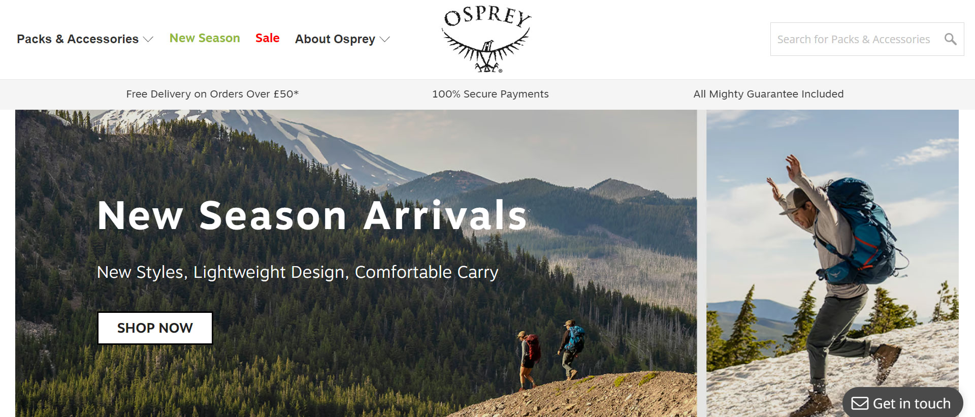 Купить товары бренда OSPREY из России с доставкой и оплатой рублем